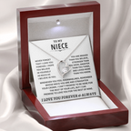 To My Niece Necklace – Inspirational Gift for Niece | Love You Forever Jewelry from Aunt or Uncle