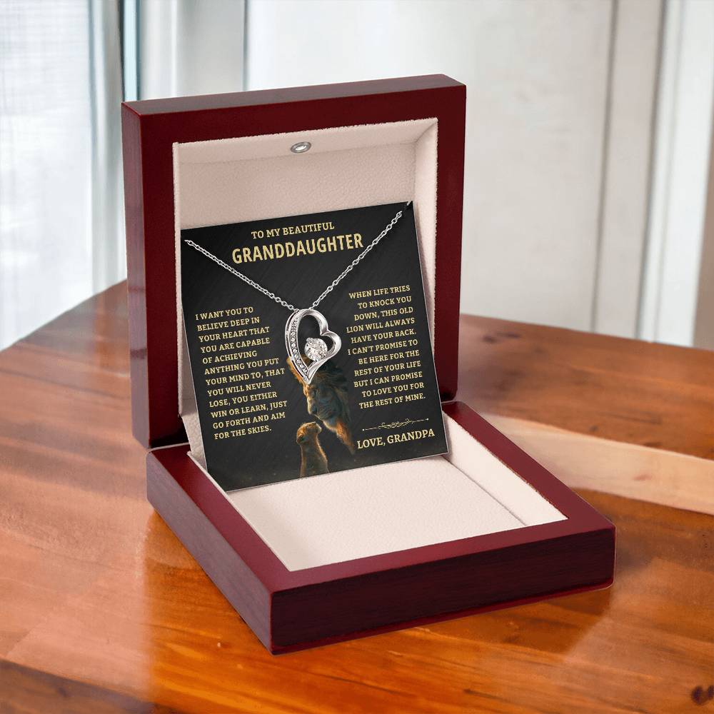 Granddaughter Gift - "Either Win or Learn"- From Grandpa