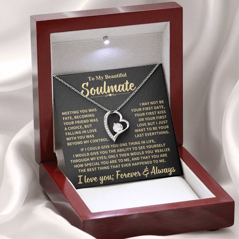 Beautiful Gift For Soulmate, "Meeting You Was Fate"