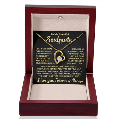 Beautiful Gift For Soulmate, "Meeting You Was Fate"