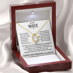 To My Niece Necklace – Inspirational Gift for Niece | Love You Forever Jewelry from Aunt or Uncle