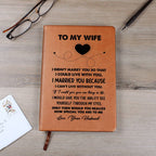 Wife Gift From Husband, "Special One", Graphic Journal