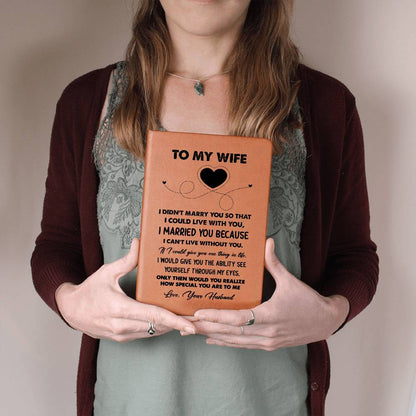 Wife Gift From Husband, "Special One", Graphic Journal