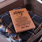 Daughter Gift-Leather Journal-From Dad