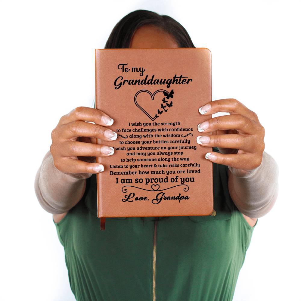 Granddaughter Gift From Grandpa "Proud Of You", Graphic Journal