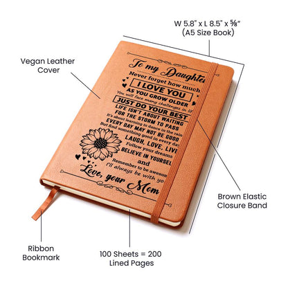 Daughter Gift From Mom, "Never Forget", Graphic Journal