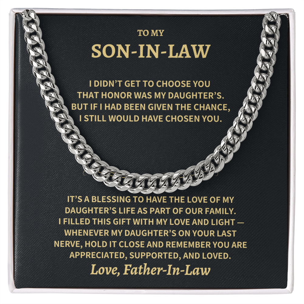 Son In Law Gift From Father In Law
