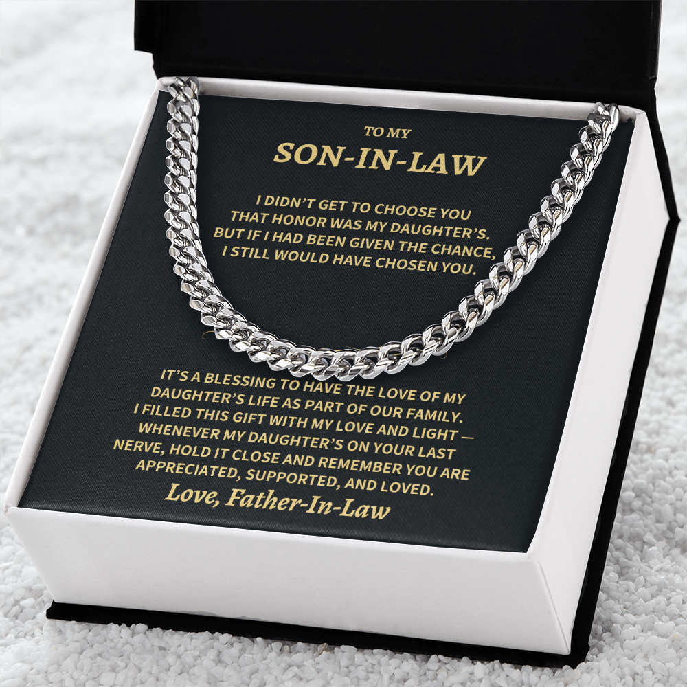 Son In Law Gift From Father In Law