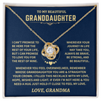 Granddaughter Gift From Grandma, "Love, Hope, Wishes & Light"