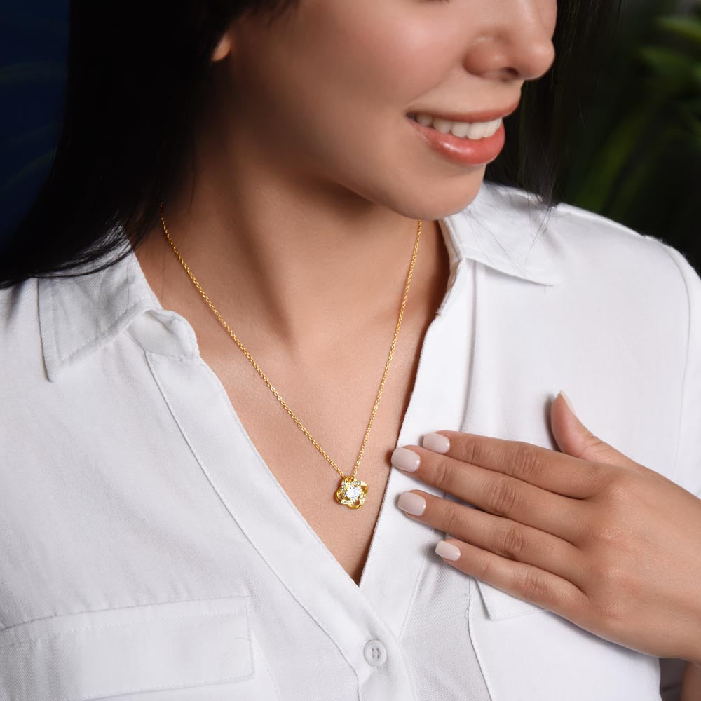 Wife Gift- My Last Everything- Knot Necklace