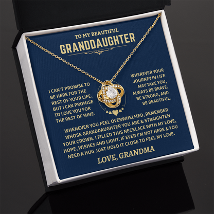 Granddaughter Gift From Grandma, "Love, Hope, Wishes & Light"