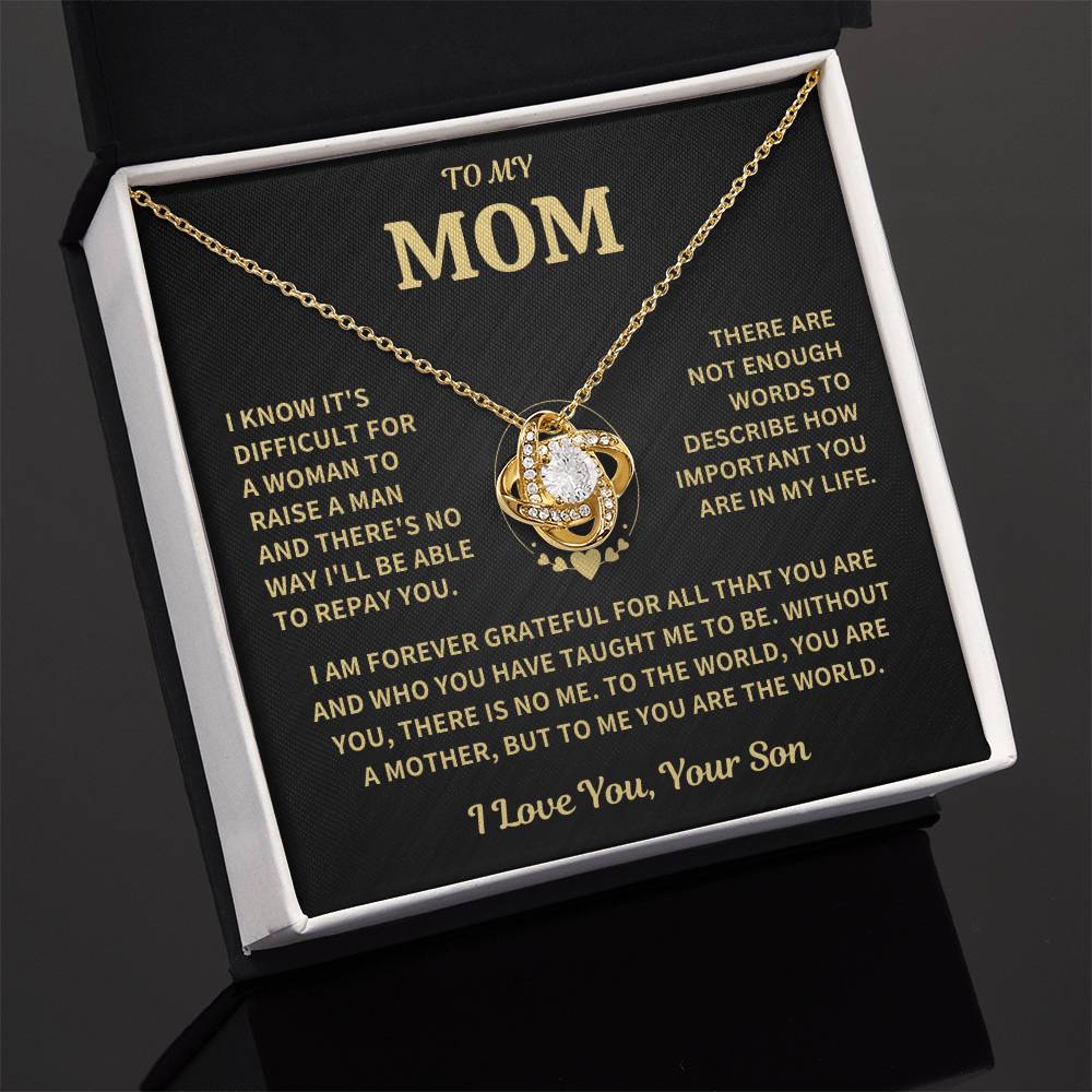 Mom Gift-Forever Grateful-From Son