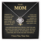 Mom Gift-Forever Grateful-From Son