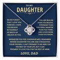 Gift For Daughter From Dad, "Loved More Than You Know"