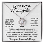 To Bonus Daughter Gift Set