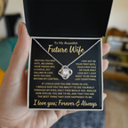 Future Wife Gift, "Your Last Everything", Knot Necklace