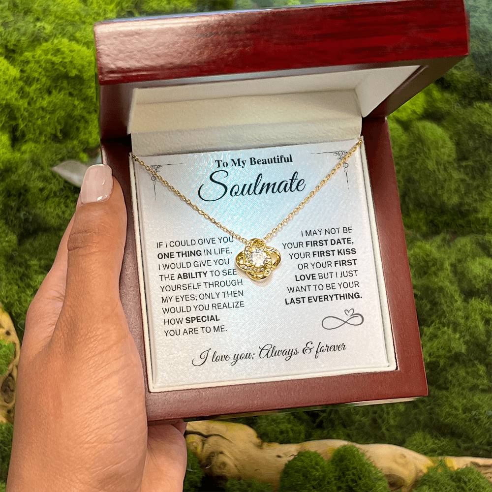 Soulmate Gift-Last Everything-Love Knot Necklace