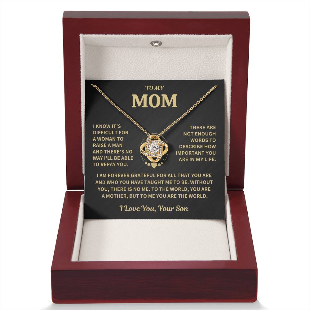 Mom Gift-Forever Grateful-From Son
