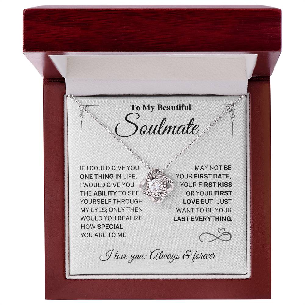 Soulmate Gift-Last Everything-Love Knot Necklace