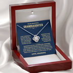 Granddaughter Gift From Grandpa, Knot Necklace