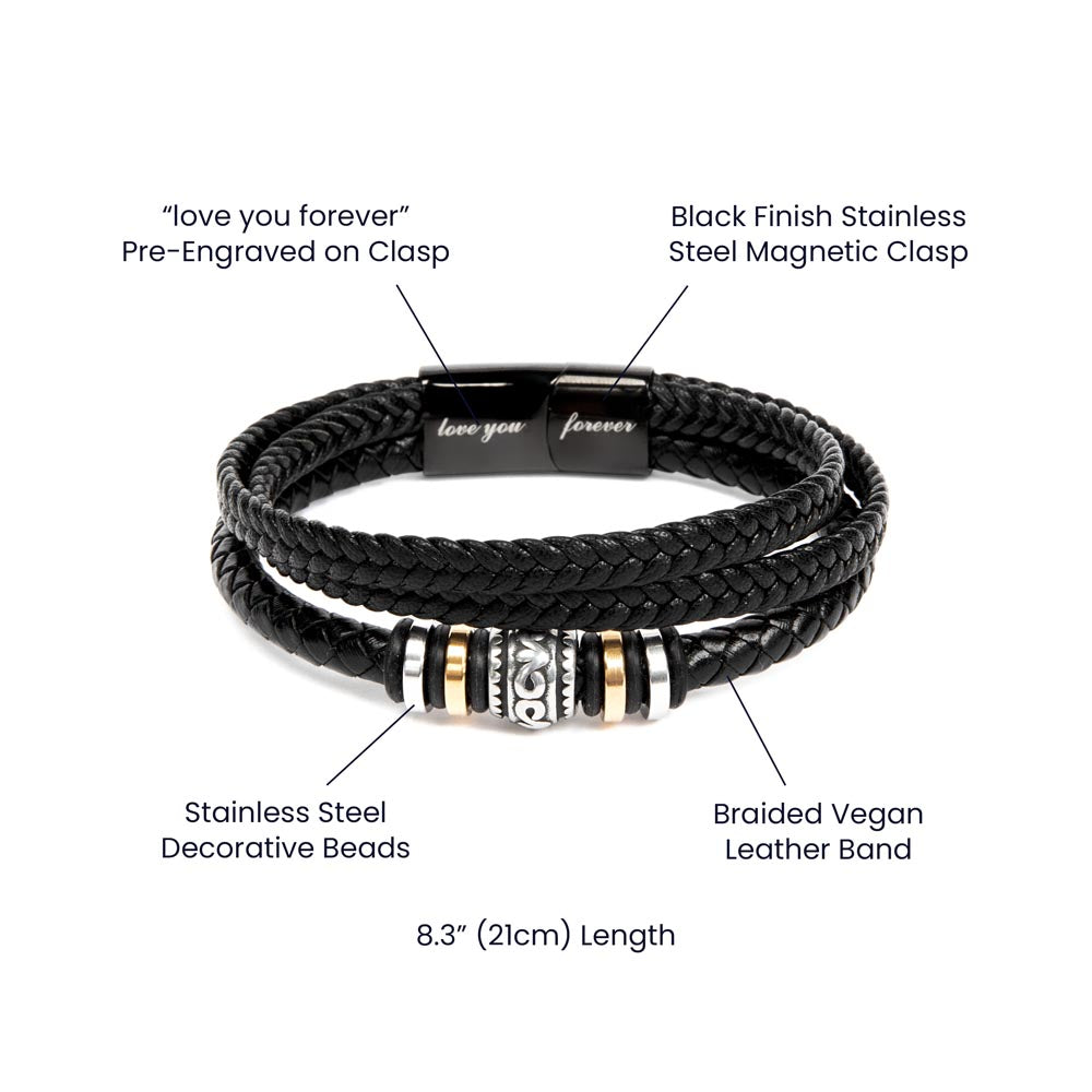 To My Son, From Dad Bracelet