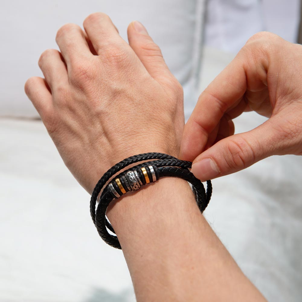 Son Bracelet Gift- I Believe In You- From Mom