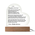 Daughter-In-Law Gift, LED Acrylic Plaque