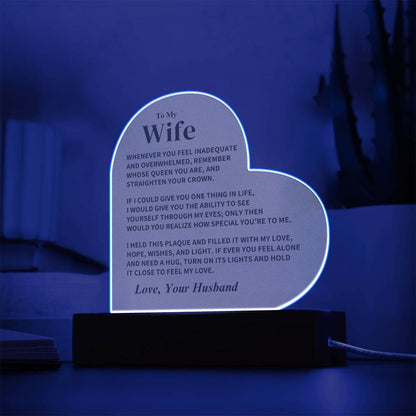 Wife Plaque Gift