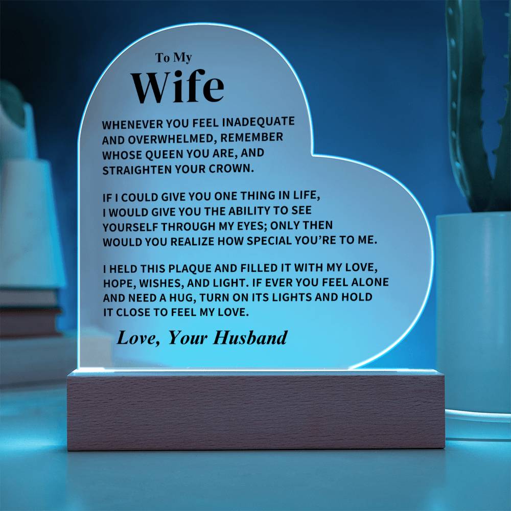 Wife Plaque Gift