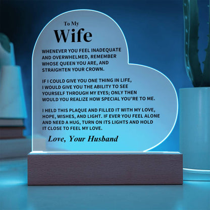 Wife Plaque Gift