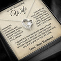 Wife Gift- Straighten Your Crown- Forever Love Necklace