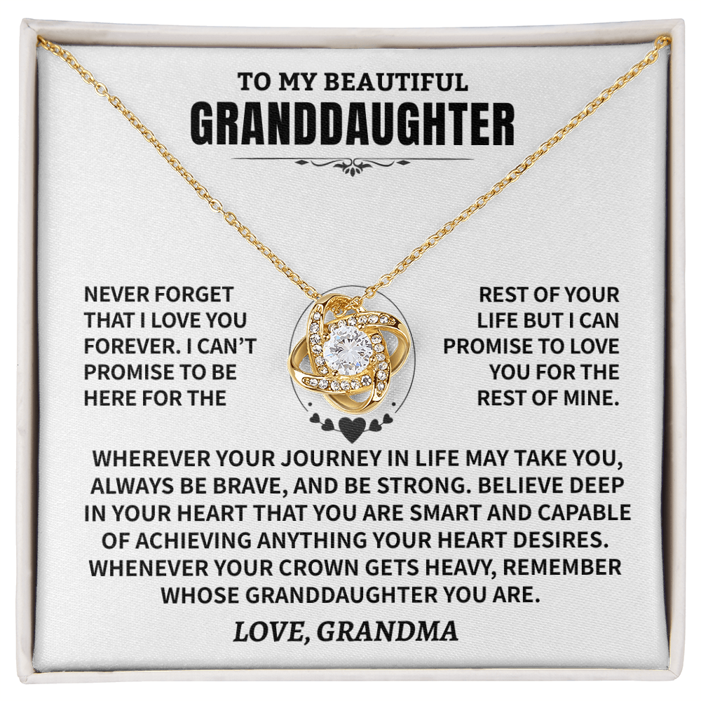 Necklace Gift For Granddaughter From Grandma