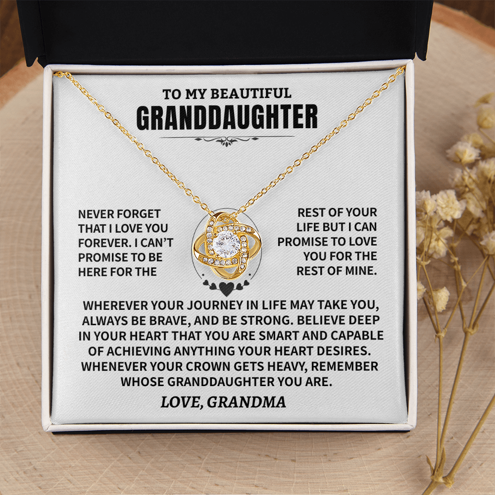 Necklace Gift For Granddaughter From Grandma