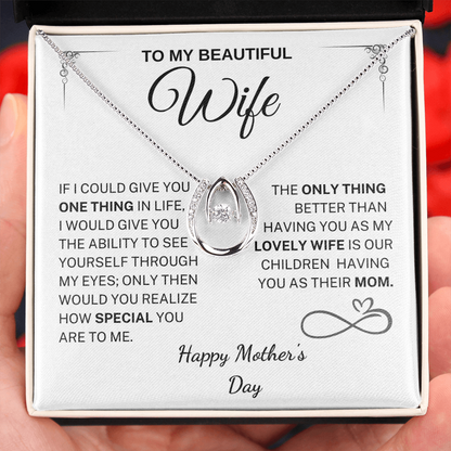 Special - Wife Gift - Horse Shoe Necklace