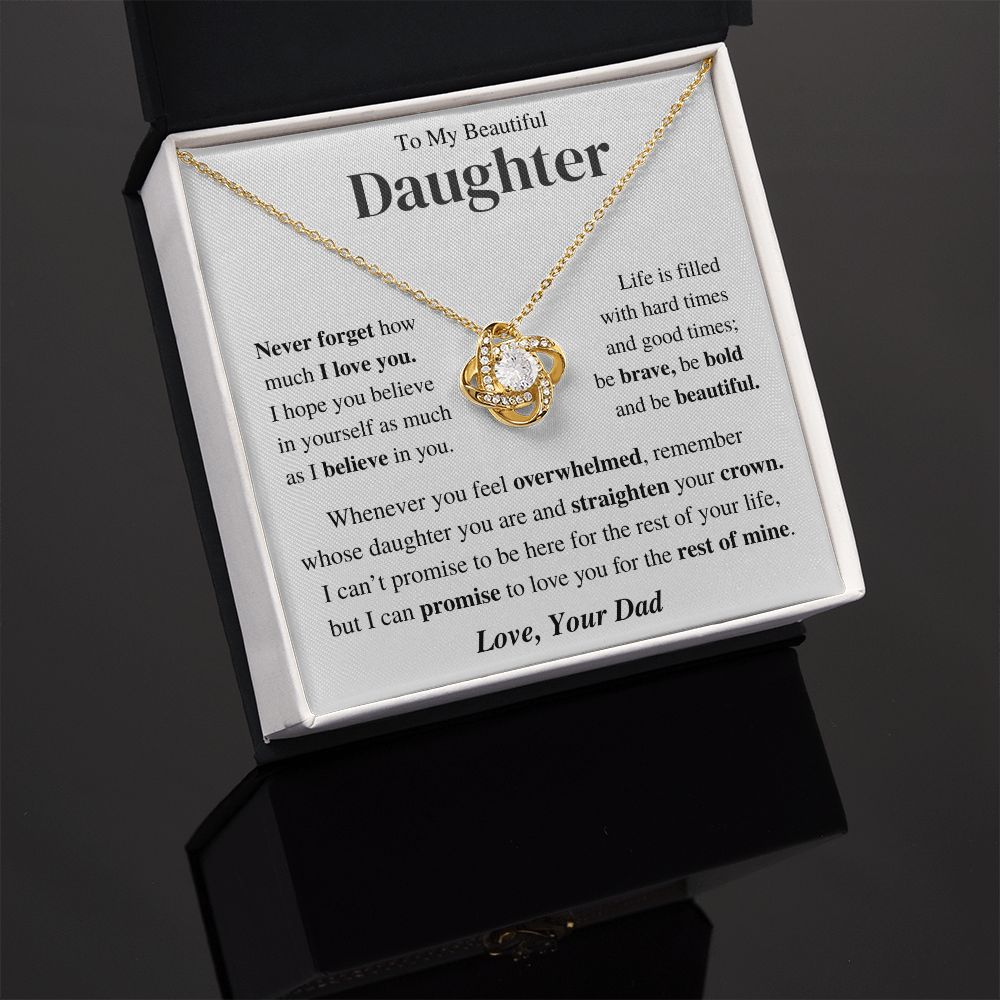 Daughter Gift- Believe in yourself -From Dad