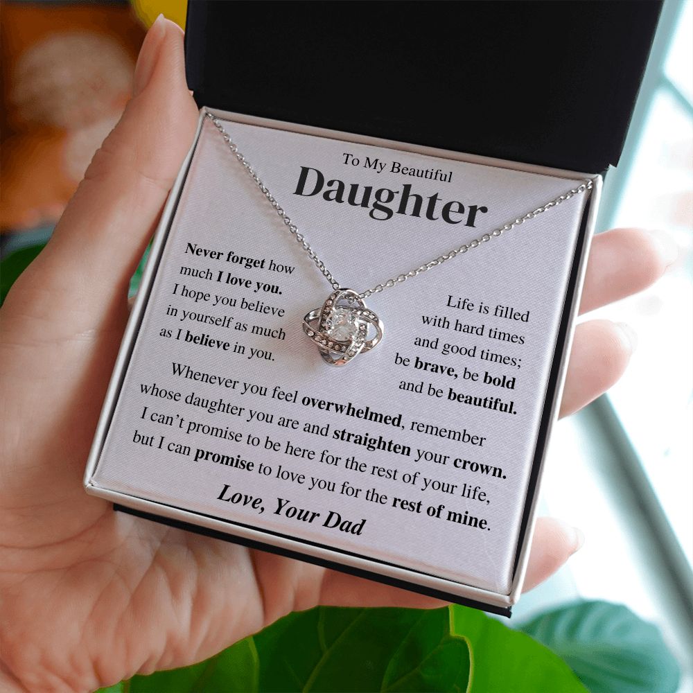 Daughter Gift- Believe in yourself -From Dad