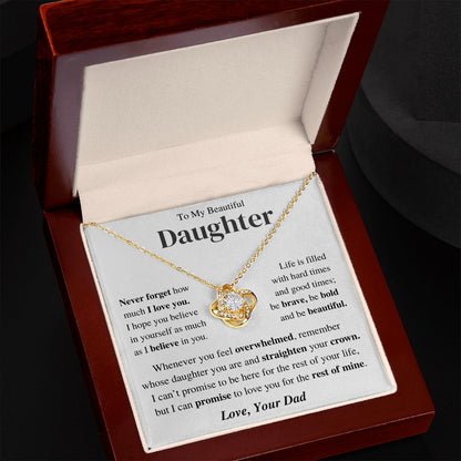 Daughter Gift- Believe in yourself -From Dad