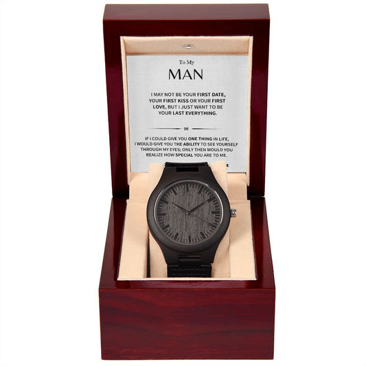 My Man Gift- Wooden Watch